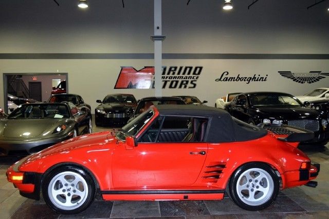 1988 porsche 911 930 turbo cabriolet slant nose 505 option 14k miles