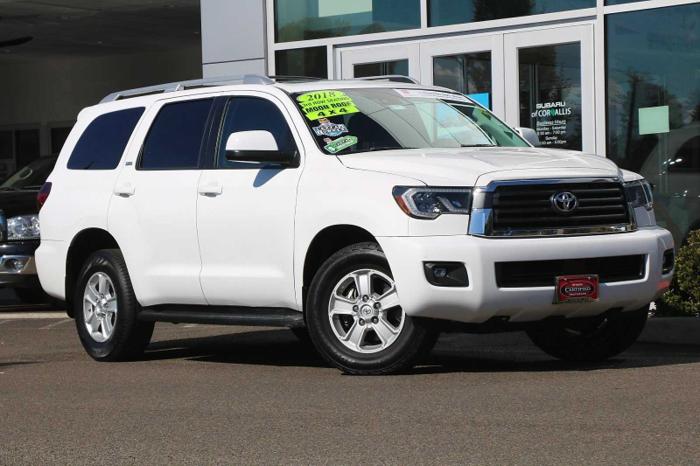 used 2018 toyota sequoia 4wd sr5 corvallis, or 97330 for sale in adair village, oregon