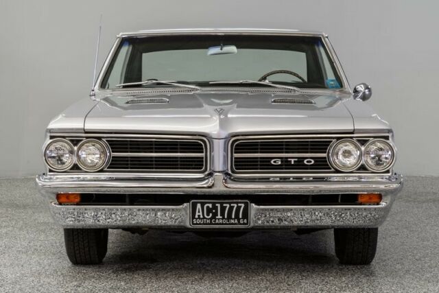 1964 pontiac gto 15499 miles silver coupe 389ci 4-spd manual