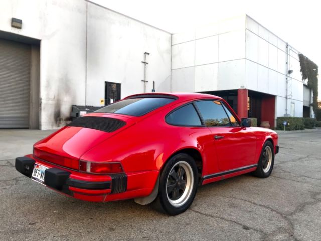 1987 porsche 911 carrera coupe 3.2 liter matching numbers