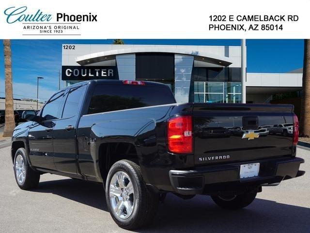 certified 2018 chevrolet silverado 1500 2wd double cab custom phoenix, az 85014 for sale in phoenix, arizona