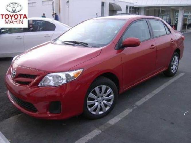 2012 toyota corolla le...one owner in san rafael, ca