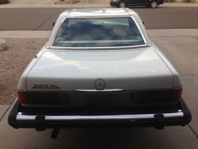1981 mercedes 380sl convertable arizona & california car never rust