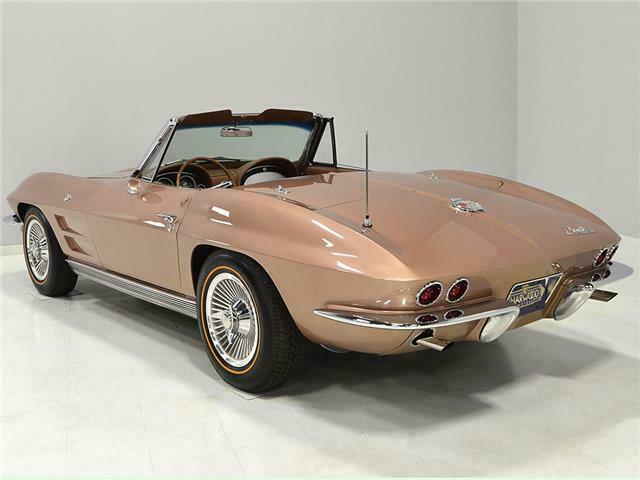 1963 chevrolet corvette convertible 148 miles saddle tan 327 cubic inch v8 4-s