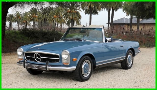 one-owner 1969 mercedes 280sl pagoda rdstr solid orig body orig fenders/floors