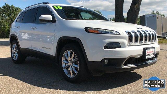 used 2016 jeep cherokee 4wd limited tilton, nh 03276 for sale in northfield, new hampshire
