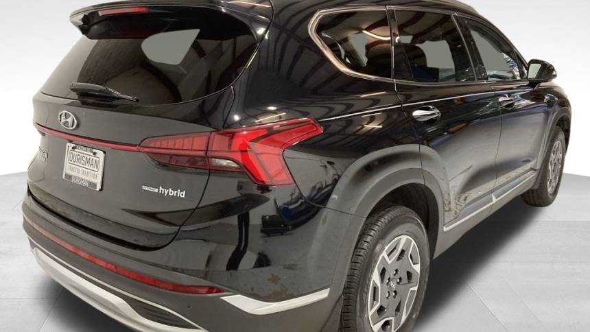 2021 hyundai santa fe hybrid blue hev