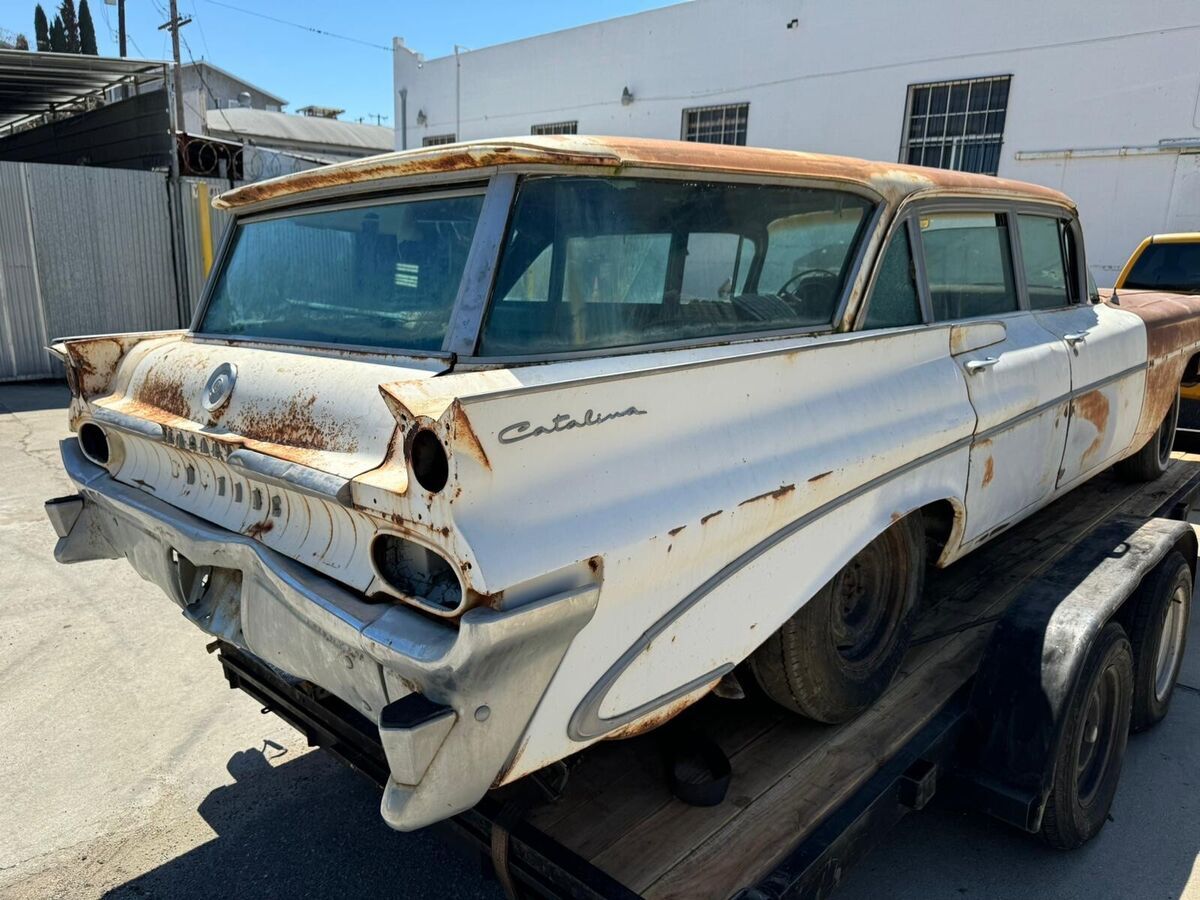 1959 pontiac catalina wagon white