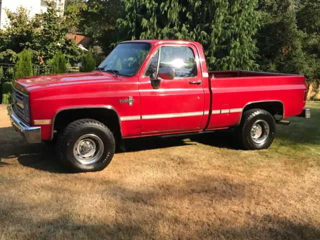 1985 c/k 1500 silverado 4x4 short bed pickup