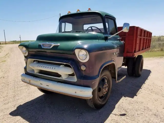 1955 chevrolet lcf coe 5400 original farm work shop dump truck patina car hauler