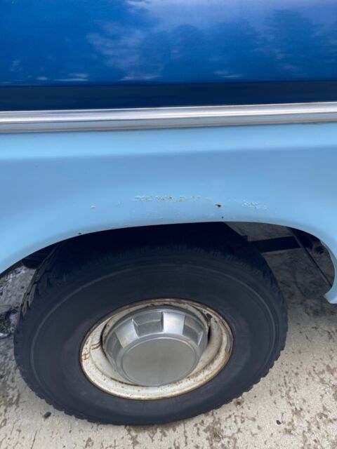 1974 ford f250 pickup blue rwd automatic custom