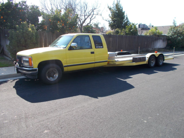 1992 gmc car hauler ramp truck