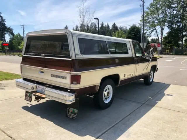 1977 chevy pickup c20 2500 454 a/c 80k original miles no reserve camper special