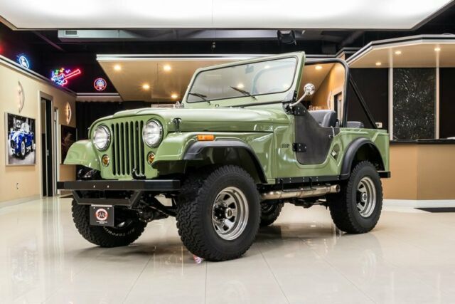 frame off restored, cj5! gm 350ci v8 crate engine, jeep 4-speed manual, ps, pb