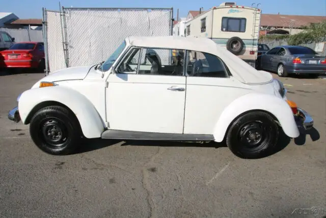 1974 volkswagen super beetle convertible 4-speed manual 4 cylinder no reserve