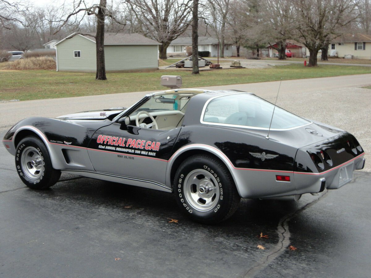 fresh restored 1978 chevrolet corvette indy 500 pace car-everything new or reblt
