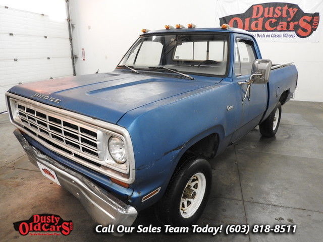 1975 blue needs work 318v8 good resto project!