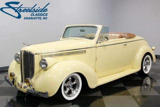 1938 dodge d8 convertible coupe 8379 miles light yellow convertible 318 v8 3 spe