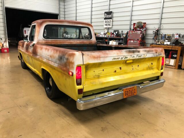 1971 ford f-100 pick up pro touring on full crown vic drive train with a/c;)