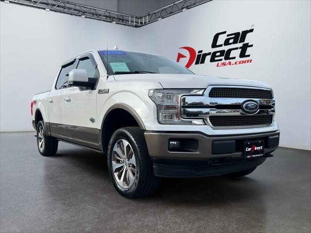2018 ford f-150 king ranch supercrew 4x4, premium alloy wheels, bed liner, power running boards, power mirrors, backup camera, heated seats, bluetooth, lane keep assist!