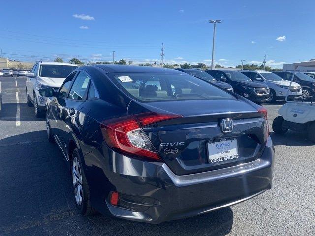 used 2018 honda civic lx sedan lauderhill, fl 33313 for sale in fort lauderdale, florida