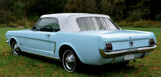 65 ford mustang convertible - solid car - originated from san jose california
