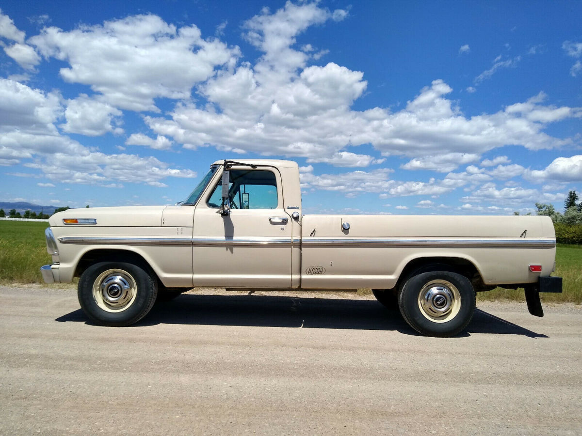 1969 ford f-250 custom cab dry western original survivor barn find time capsule