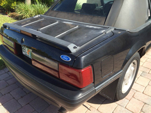 1993 ford mustang lx convertible 2-door 5.0l triple black