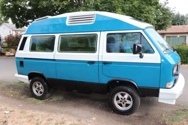 vw vanagon 3 knob syncro,1z tdi, orig. dehler profi hightop and reimo interior