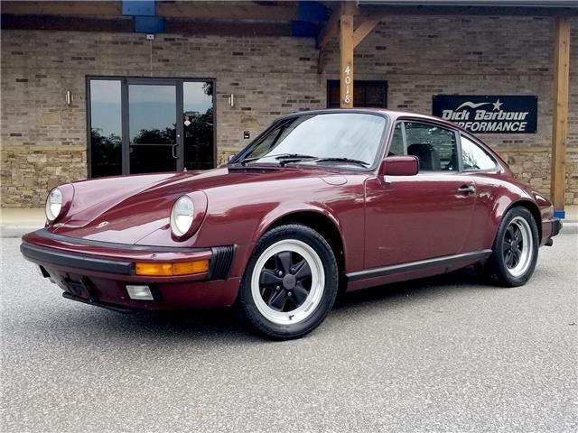 1984 porsche 911 carrera only 25,455 miles maroon red coupe 3.2l