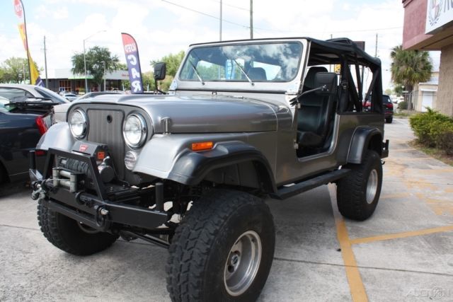 1981 jeep scrambler cj-8 v8 lifted 4wd fuel injected florida no reserve!!