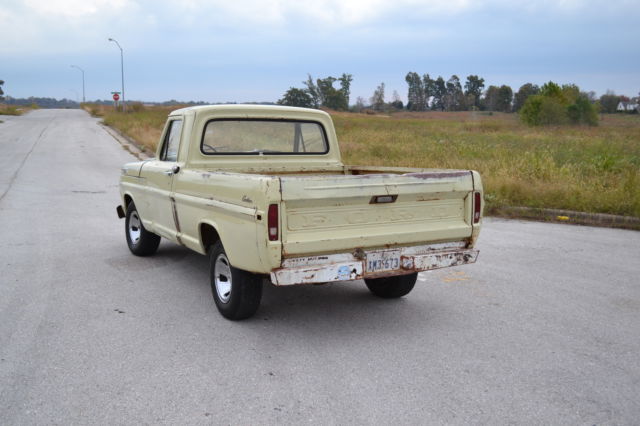 1970 ford f100 shortbed with patina look must see !!