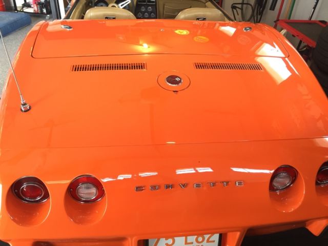 1975 l82 corvette convertible 4 speed matching numbers 3rd owner ac documented