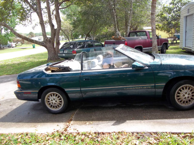 low mileage 1994 chrysler labaron gtx convertible