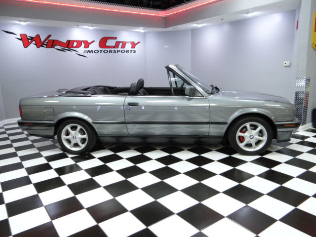 1991 bmw 325ic e30 convertible rust free calif car new top window sticker clean!