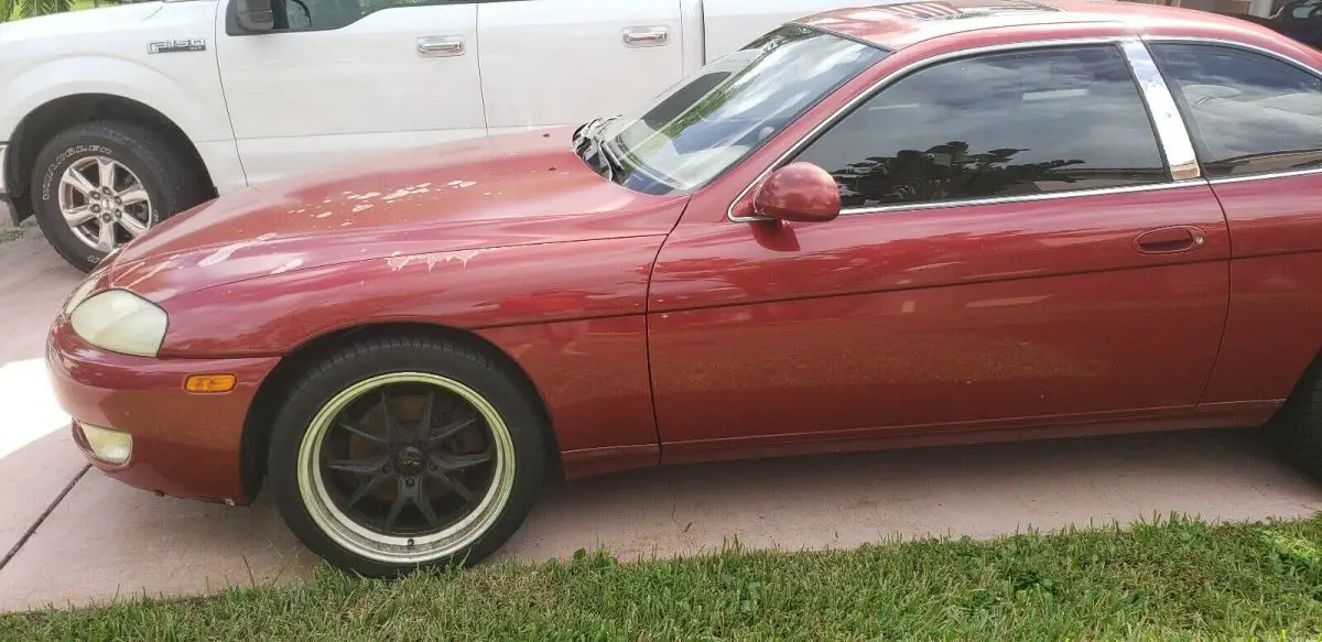 1992 lexus sc400 coupe red rwd automatic 400