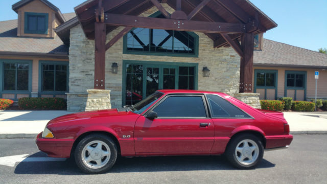 1993 ford mustang lx 5.0 302 100% stock 5 speed grey interior nice one look fla