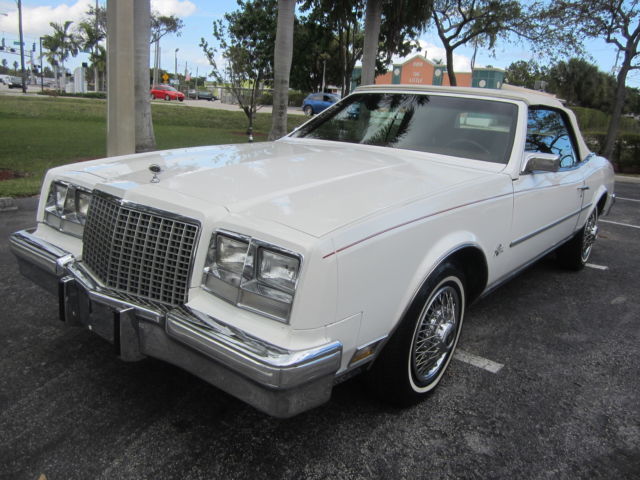 1982 buick riviera convertible 1 owner car only 14,567 miles clean car fax look