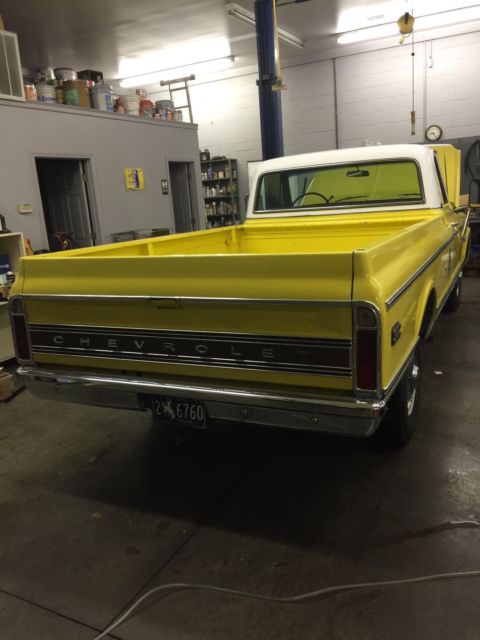 1969 chevy c20 pickup camper special longhorn c10/c20 vintage camper airstream
