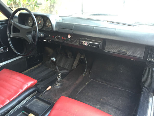 1973 porsche 914 1.7l - red, rebuilt engine/trans - receipts $6k+