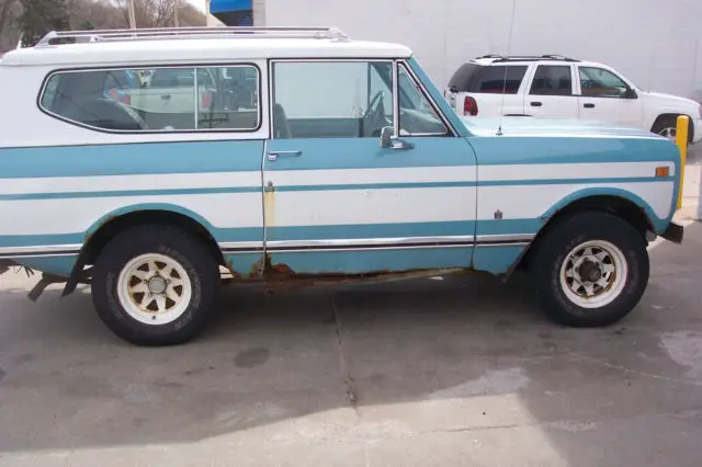 1977 ihc international harvester scout ii 4x4 one owner ac no reserve low miles