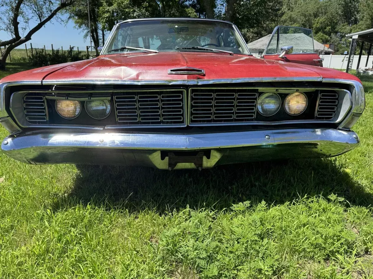 1968 ford galaxie red xl