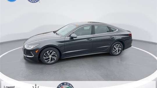 2021 hyundai sonata hybrid blue