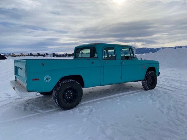 1970 dodge power wagon pickup blue 4wd manual super bee