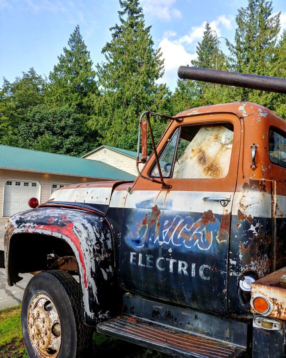 1954 ford f750 marmon herrington 4x4 digger
