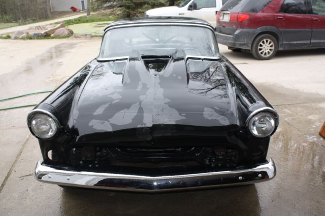 1956 ford t-bird, hot rod, rat, body off restore, hard top convertible