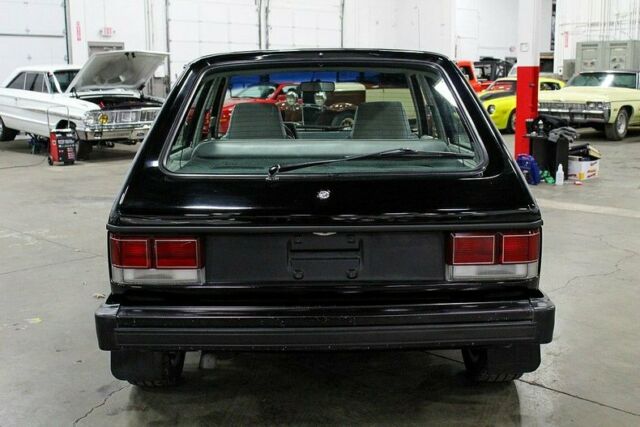 1985 dodge omni glh 52225 miles black 2.2l turbo 4-cylinder 5-speed manual