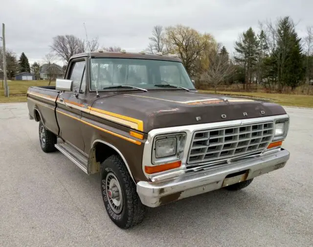 1979 ford f-150 4x4 explorer pick-up truck 1 owner 52,000 original mi. look no/r