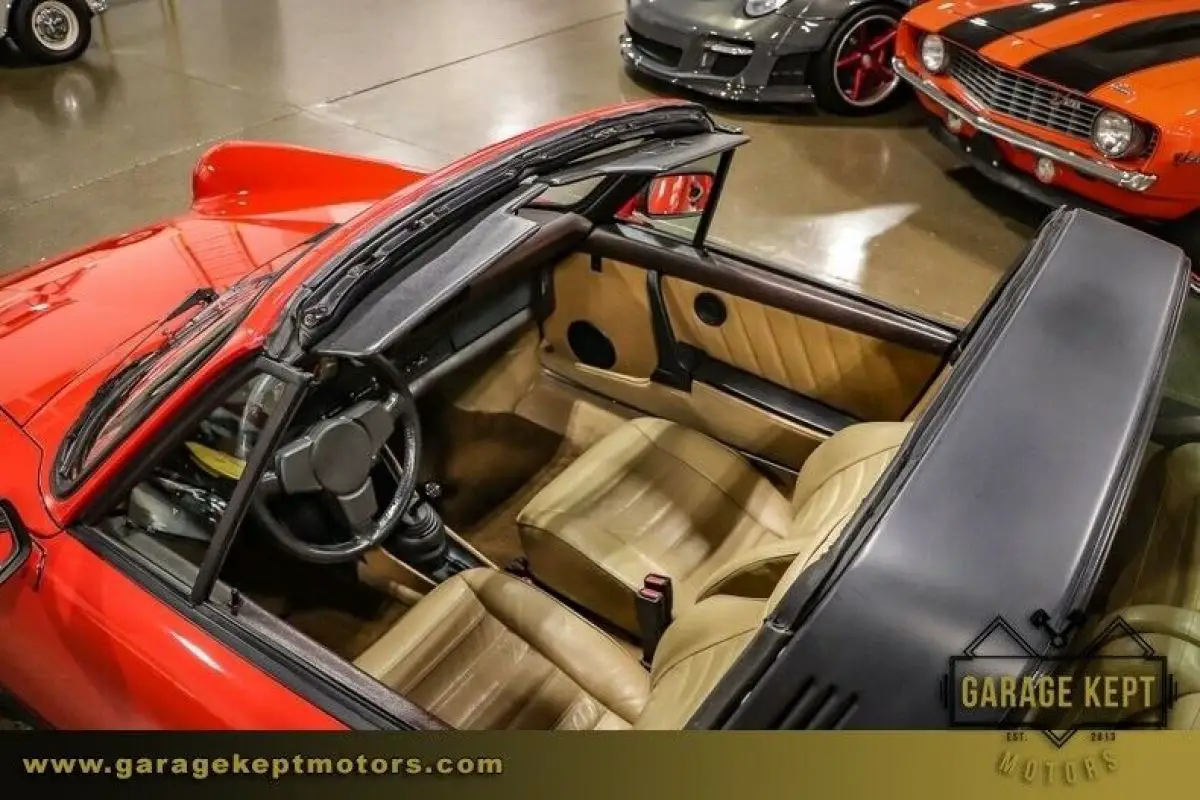 1981 porsche 911 sc targa guards red coupe 3.0l 6-cylinder 106822 miles