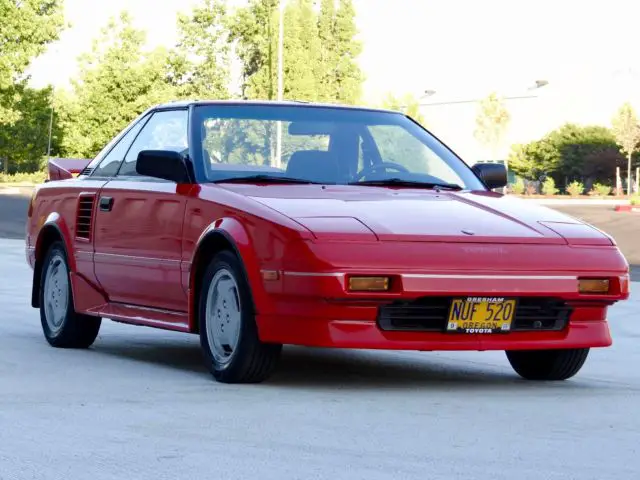 1987 toyota mr2 t-bar 2d coupe (95,000 original miles) (2 owners) (pristine)
